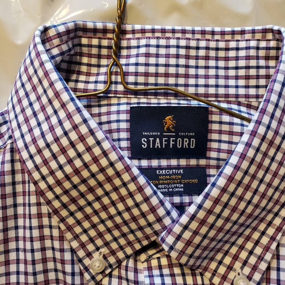 🆕️Men's Stafford big and tall Oxford shirt​